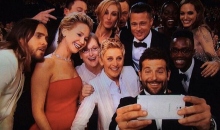 #霸气# 奥斯卡超强大卡司自拍照：Ellen为美国慈善协会筹资150万美元