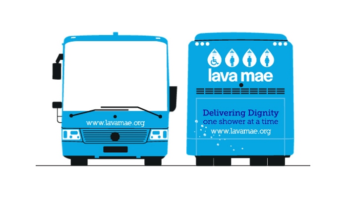 传递尊重——非营利组织为无家可归者将巴士变为移动淋浴设备