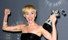 Miley Cyrus 赢了MTV年度音乐录影带奖，但是她决定不上台领奖